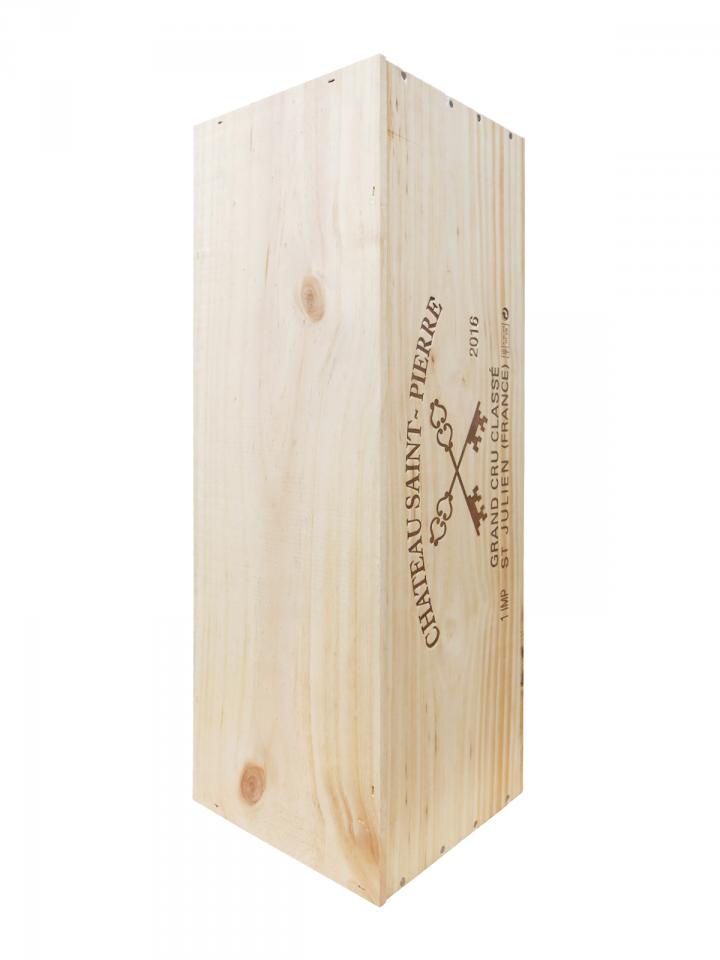 Château Saint-Pierre 2016 Caisse bois d'origine d'une impériale (1x600cl)