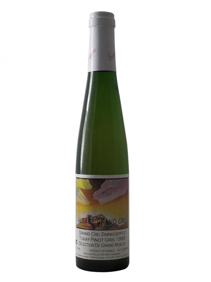 Tokay Pinot Gris Grand Cru Zinnkoepfle "Sélection de Grains Nobles" Seppi Landmann 1998 Demie bouteille (37.5cl)