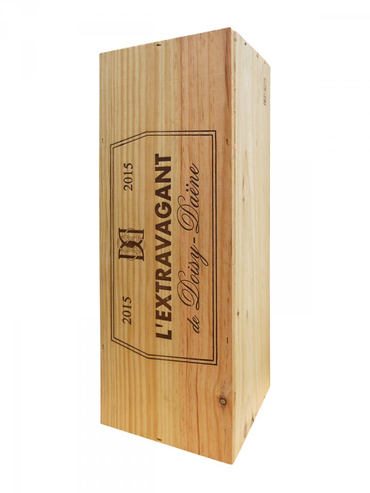 Château Doisy-Daëne "L'Extravagant de Doisy-Daene" 2015 Caisse bois d'origine d'un double magnum (1x300cl)