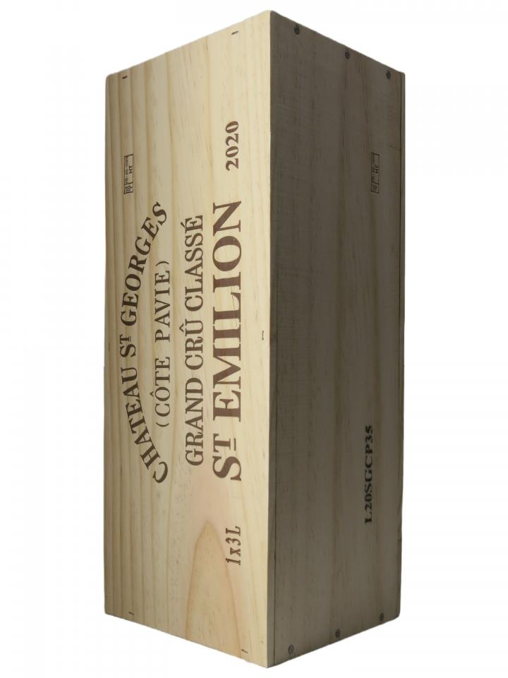 Château Saint-Georges (Côte Pavie) 2020 Caisse bois d'origine d'un double magnum (1x300cl)