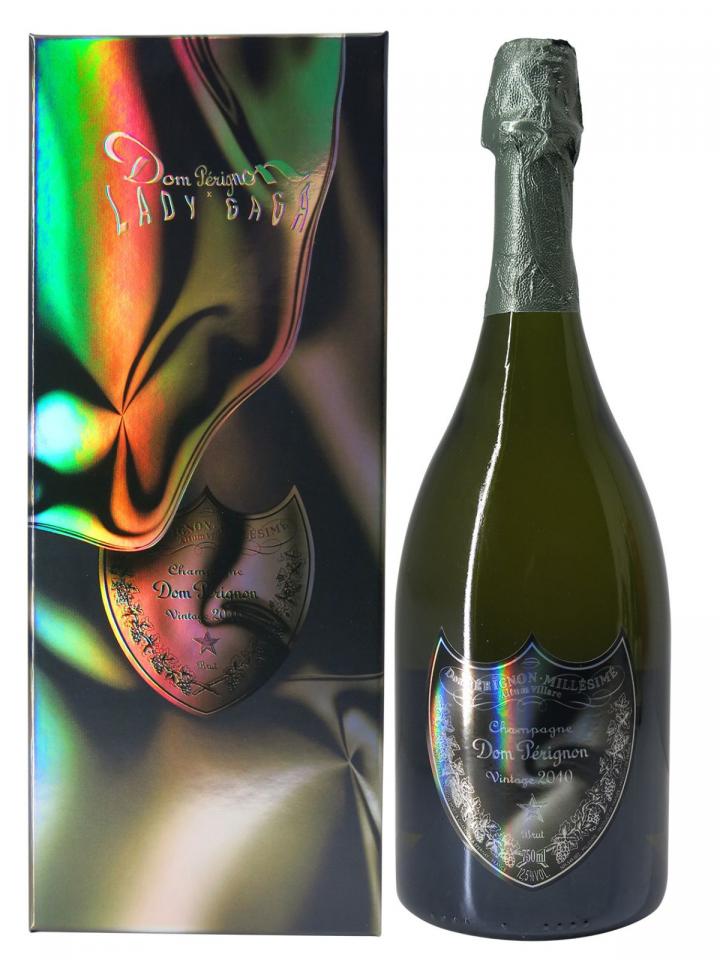 Champagne Moët & Chandon "Dom Pérignon Edition Limitée Lady Gaga" Brut 2010 Coffret d'une bouteille (75cl)