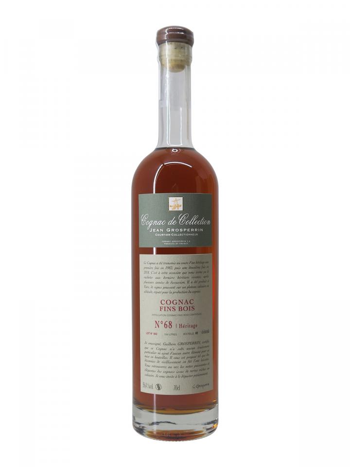 Cognac "N°68 Fins Bois" Cognac Grosperrin Coffret d'une bouteille (70cl)