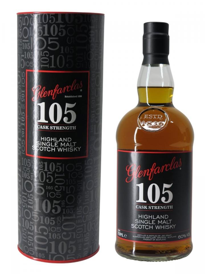 Whisky "105" Cask Strength Glenfarclas Coffret d'une bouteille (70cl)
