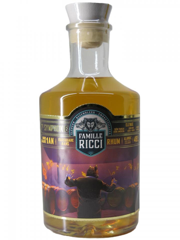 Rhum "7ème Symphonie - 49°" Famille Ricci Bouteille (70cl)