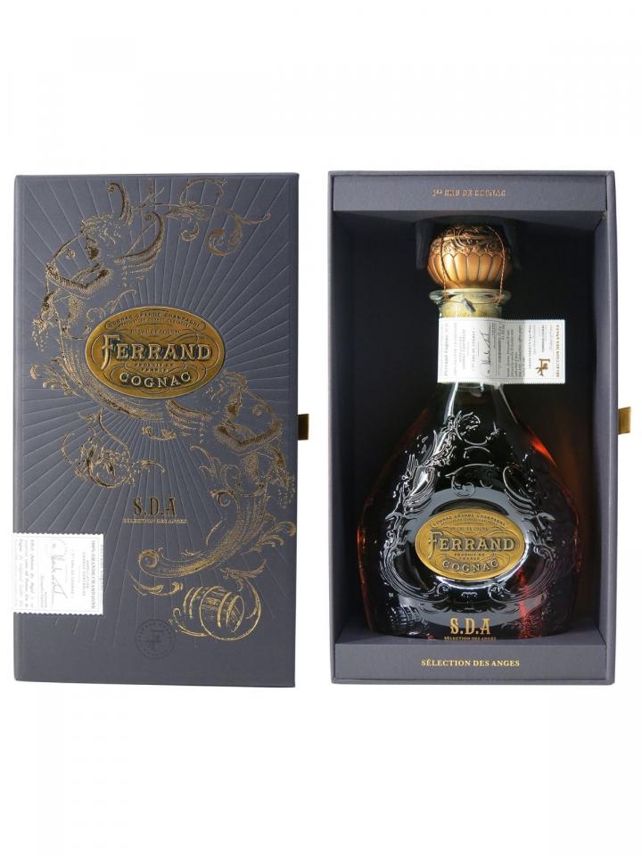 Cognac "Sélection des Anges" Pierre Ferrand Caisse bois d'origine d'une bouteille (70cl)