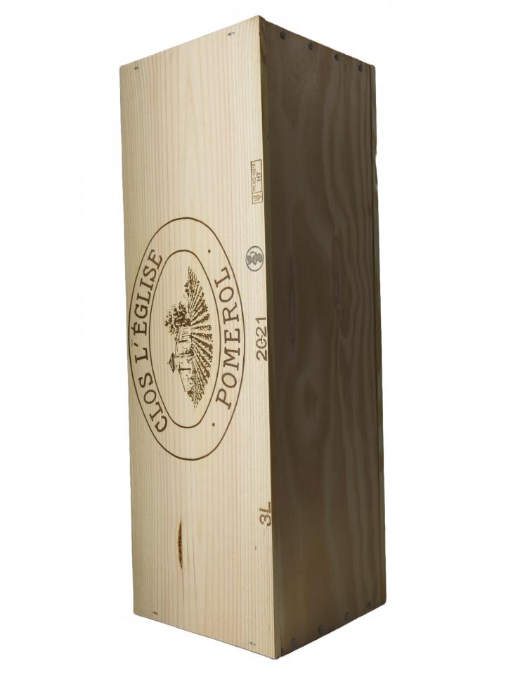 Clos l'Eglise 2021 Caisse bois d'origine d'un double magnum (1x300cl)