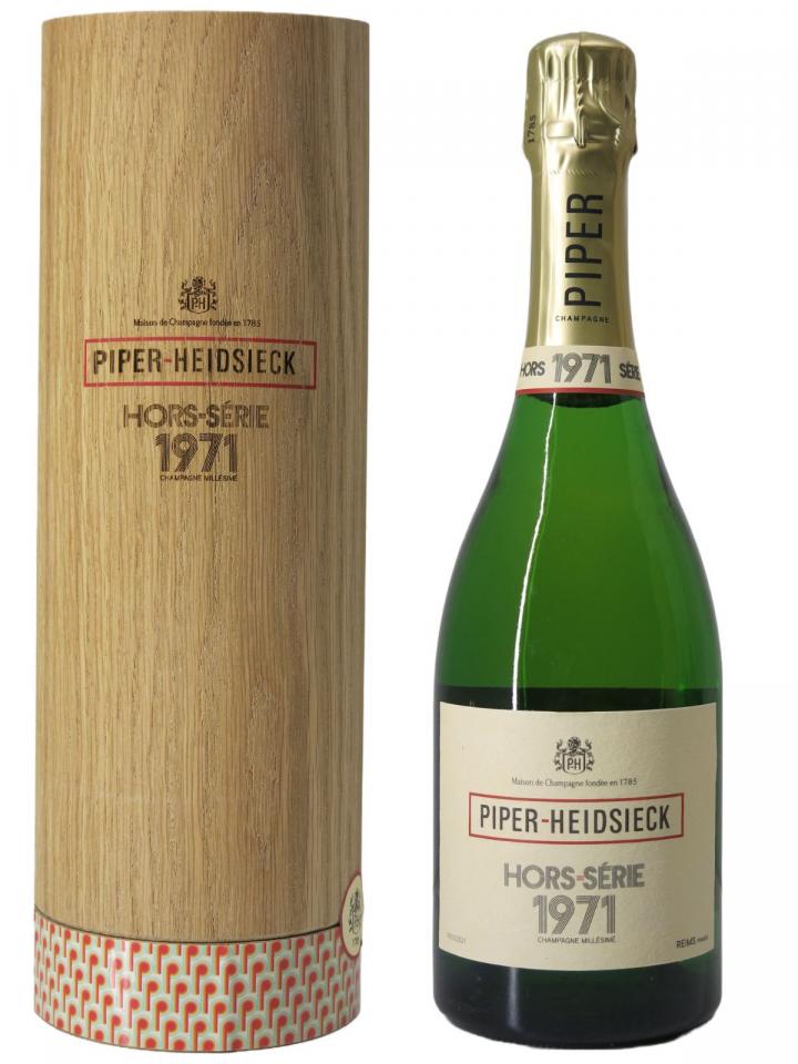 Champagne Piper Heidsieck "Hors-Série" Brut 1971 Dégorgé en 2021 Caisse bois d'origine d'une bouteille (1x75cl)