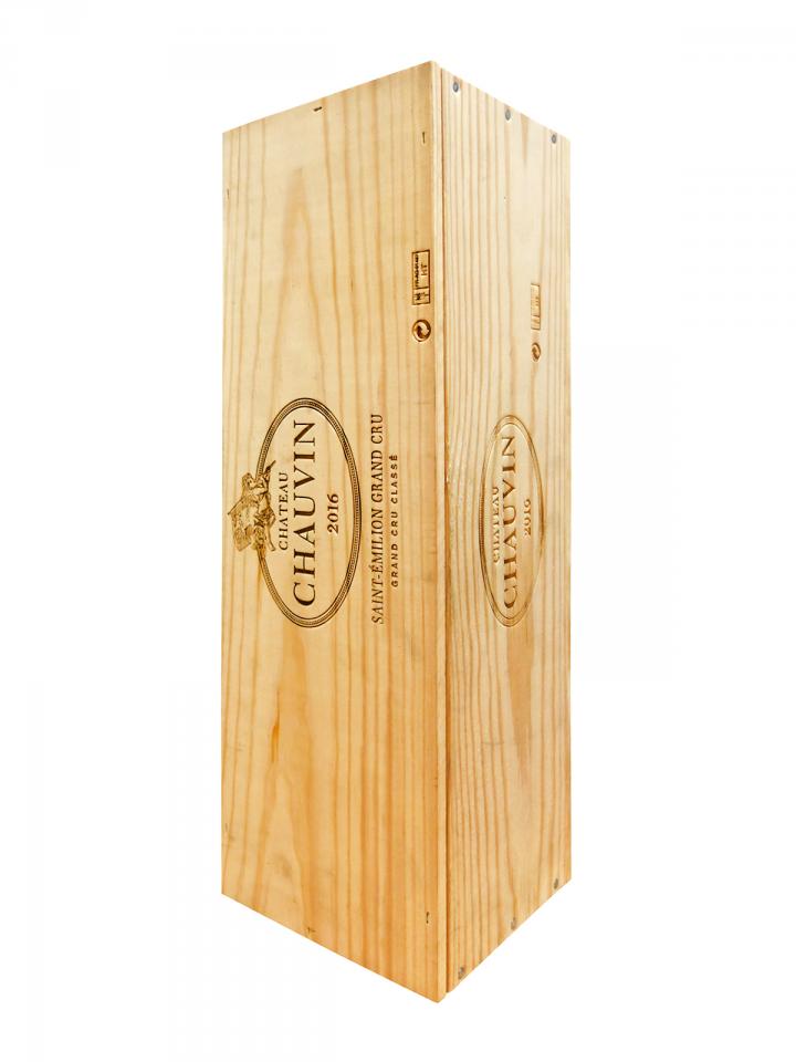Château Chauvin 2016 Caisse bois d'origine d'un double magnum (1x300cl)
