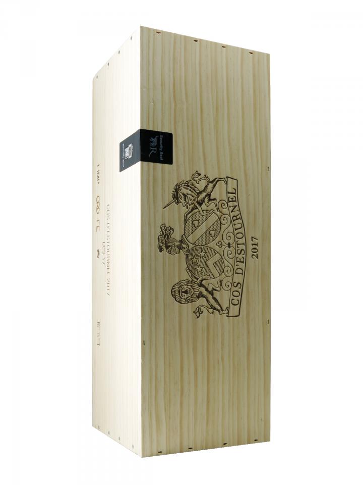 Château Cos d'Estournel 2017 Caisse bois d'origine d'une impériale (1x600cl)