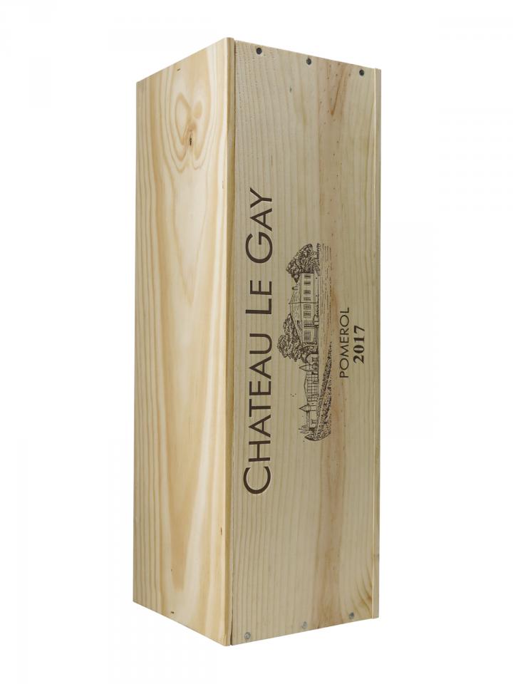 Château Le Gay 2017 Caisse bois d'origine d'un double magnum (1x300cl)