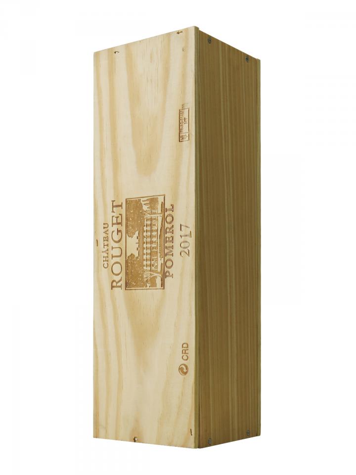 Château Rouget 2017 Caisse bois d'origine d'un magnum (1x150cl)