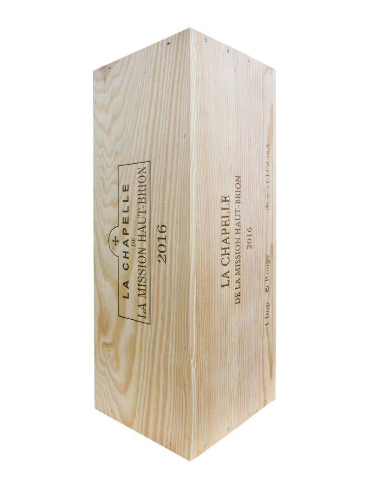 La Chapelle de la Mission Haut-Brion 2016 Caisse bois d'origine d'une impériale (1x600cl)