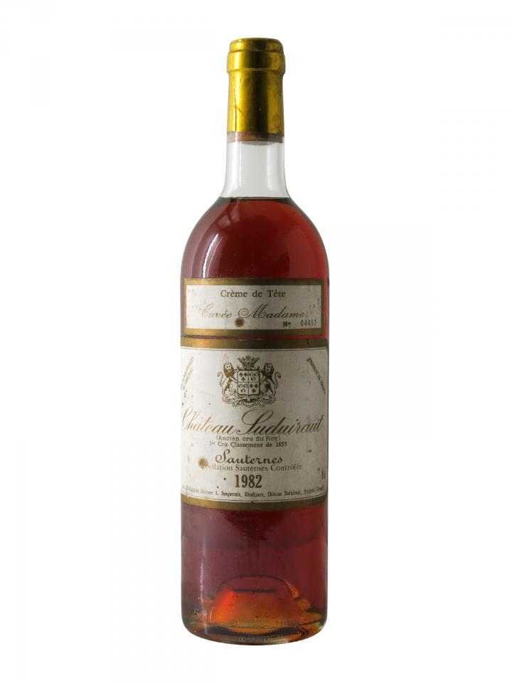 Château Suduiraut "Crème de Tête" 1982 Bouteille (75cl)