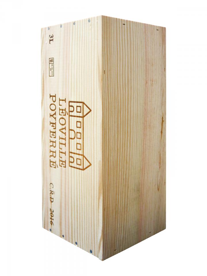 Château Léoville Poyferré 2016 Caisse bois d'origine d'un double magnum (1x300cl)
